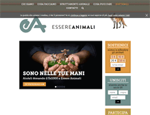 Tablet Screenshot of essereanimali.org